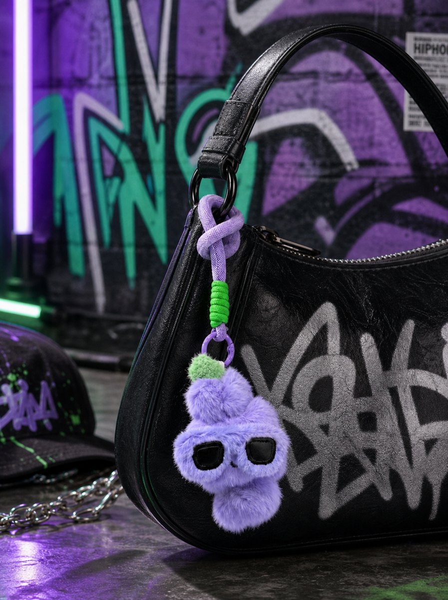 Grape charm against graffiti